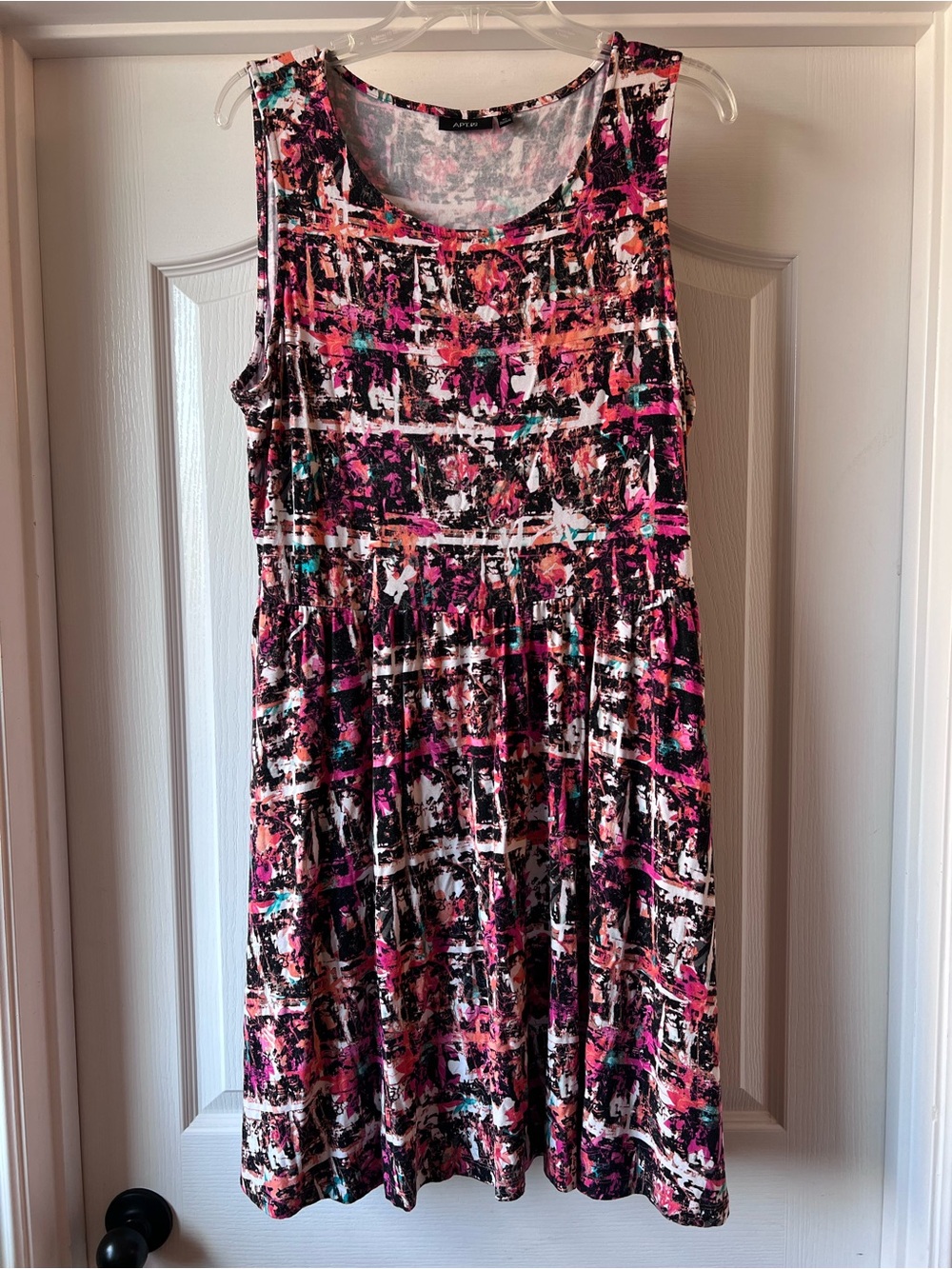 Apt 9 Abstract Colorful Mini Dress XL